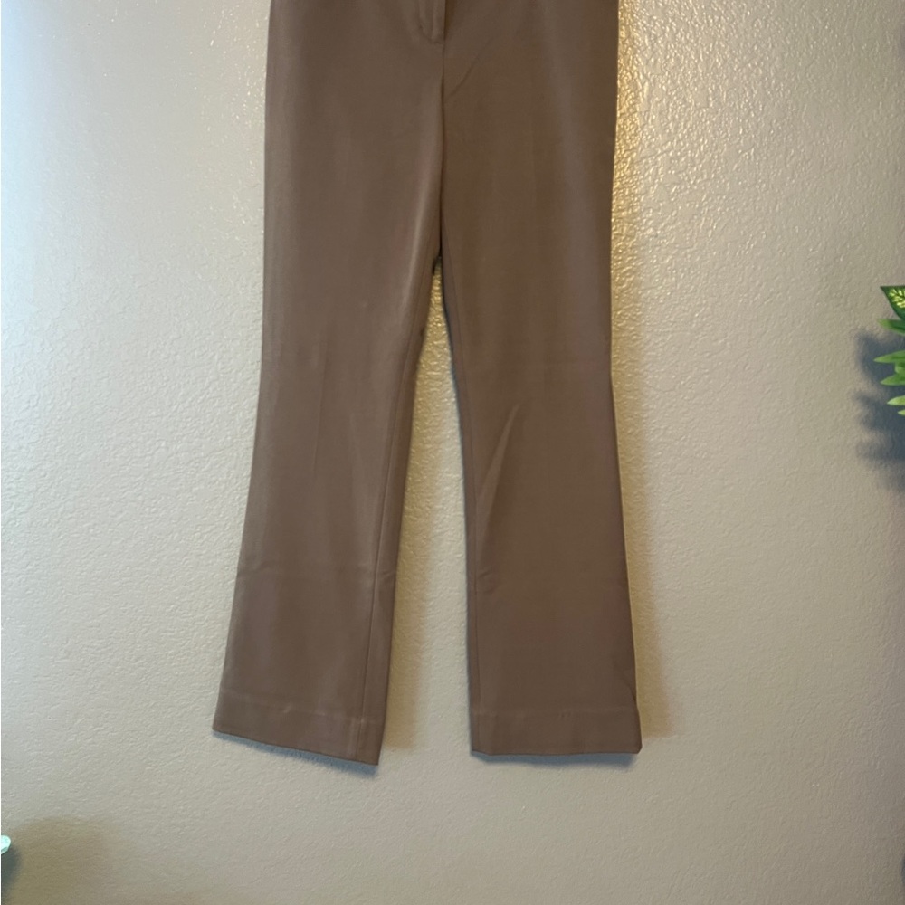 Express Women's Brown Straight-Leg Trousers